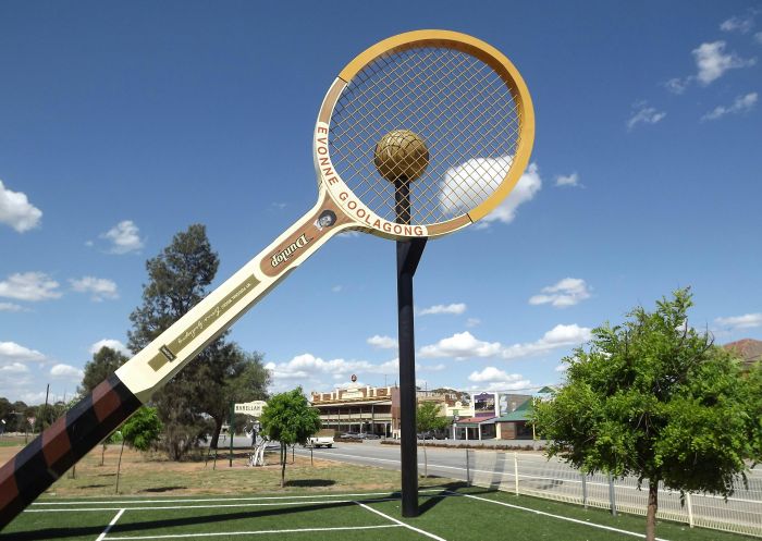 Barellan's Big Tennis Racquet - Credit: Narrandera VIC