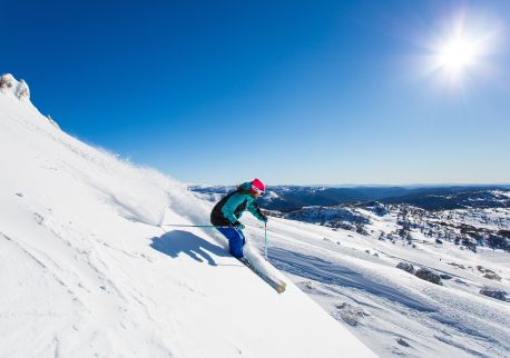 Skiing in Perisher, Snowy Mountains - Credit: Perisher