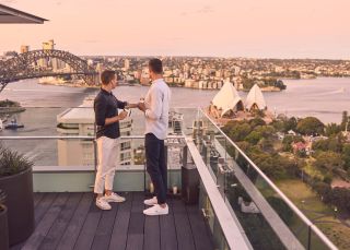 Scenic view from Aster Bar at The Intercontinental, Sydney CBD