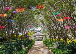 The scenic grounds of the Hunter Valley Gardens, Pokolbin