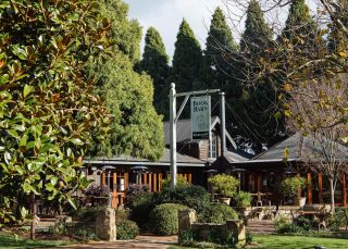 Exterior view of the Book Barn at Bendooley Estate, Berrima