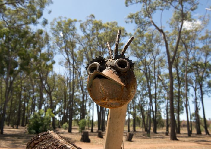 Rob Day sculpture located at New England Woodturning & Sculptures, Inverell 