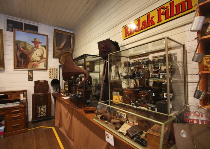 Cameras & Music devices at Manning Valley Historical Society and Wingham Museum