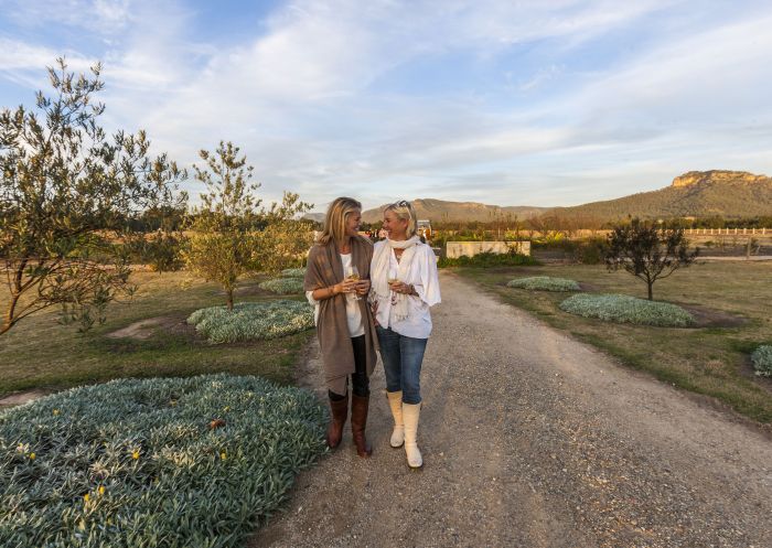 Guests enjoying Hunter Valley Food and Wine month at Margan Wines, Hunter Valley.