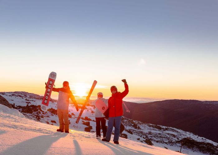 Sunrise in Thredbo, Snowy Mountains