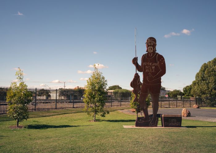 The Big Bogan statue in the town of Nyngan, Cobar