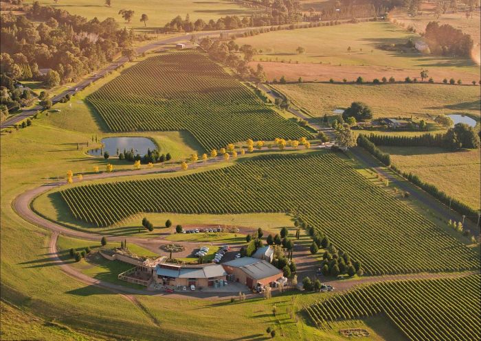 Aerial over the Southern Highland Winery
