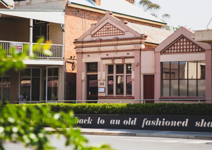 Streetscape in the town, Gundagai