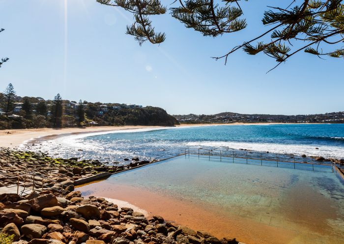 Sunny day at Macmasters Beach Pool - Central Coast 