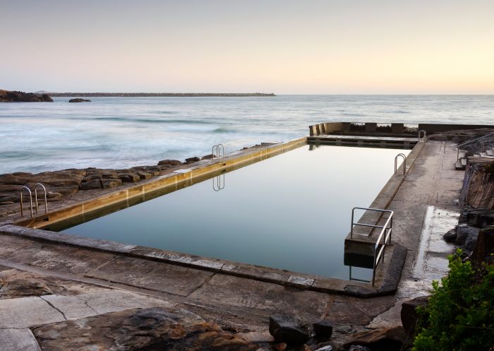 Sawtell rock pool at sunset, Coffs Coast