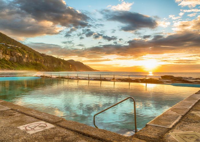 Sunset at Coalcliff Pool, Wollongong