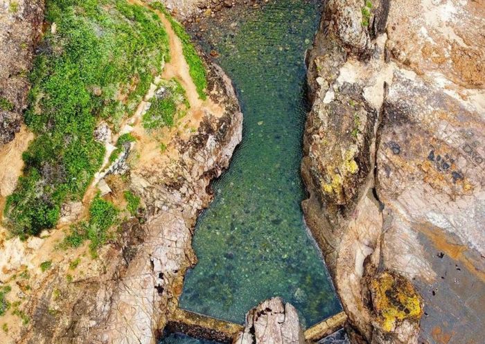 Aerial view of Nuns Pool, Wollongong