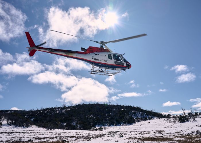 Scenic helicopter tours with Snowy Mountains Helicopters, Perisher