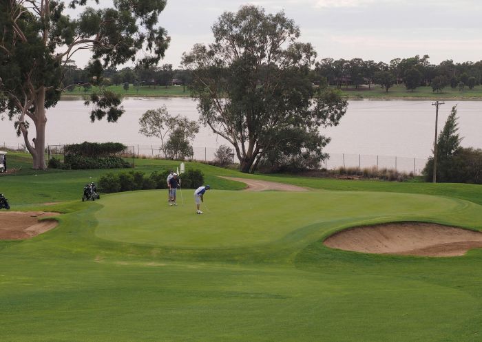 Golf course Overlooking Lake Albert at Wagga Wagga Country Club, Wagga Wagga 