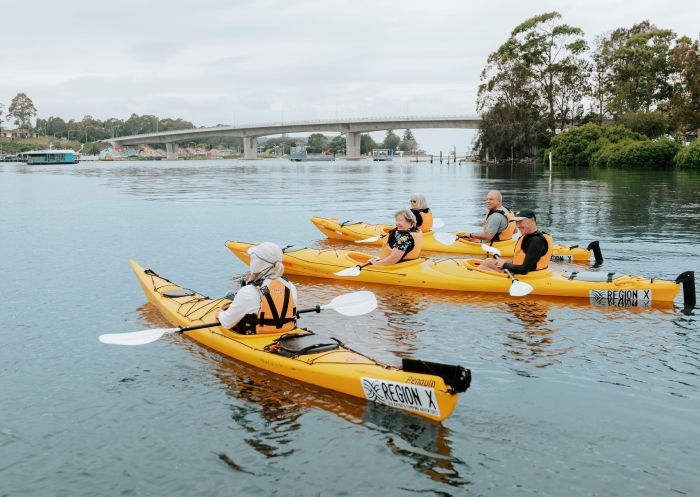 Kayak and oyster tasting experience on the Clyde River with Region X Kayak Experience, Batemans Bay