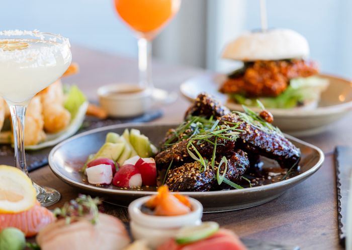 Food and drink options on the menu at Spice Monkey, Forster