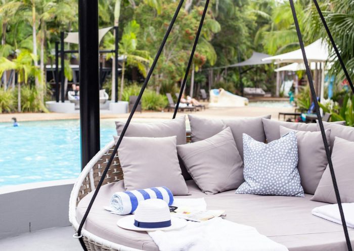 Poolside bar at Angourie Resort, Yamba