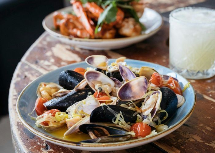 Seafood dish at Margarita Daze, Umina Beach