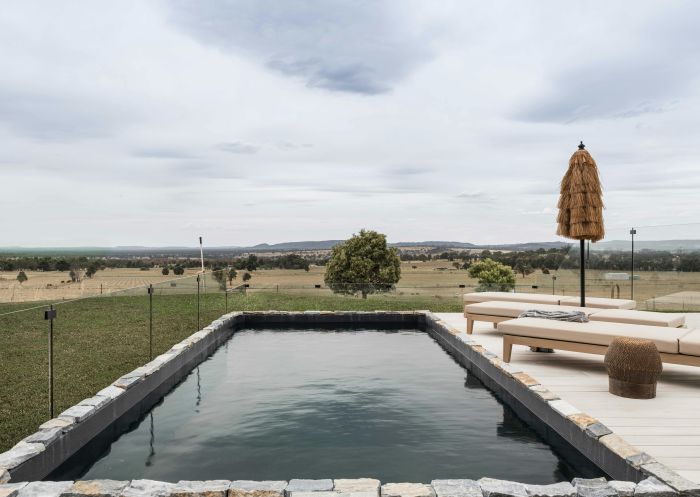 Zensi Retreat Lounge pool view - Mudgee - Credit: Ray Tayoun