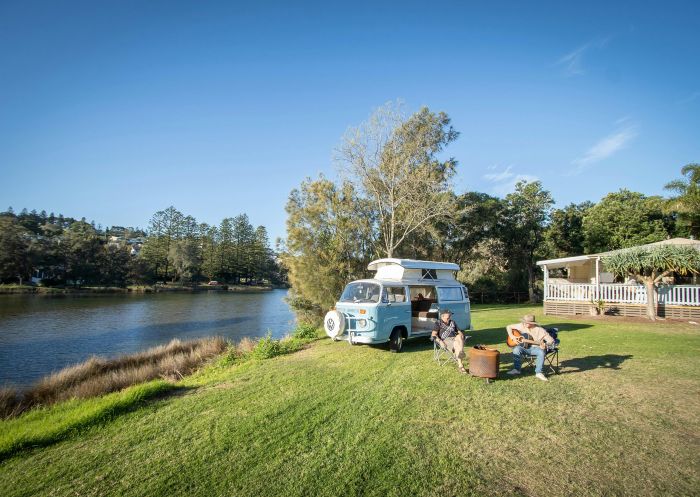 Combi Van Camping, Seven Mile Beach Holiday Park, Gerroa, South Coast - Credit: Seven Mile Beach Holiday Park