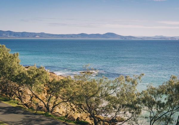 Scenic coastal views from Trial Bay Gaol, South West Rocks, North Coast