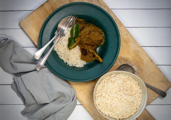 Rich Malaysian flavours come together with local lamb for this warming lamb rendang.