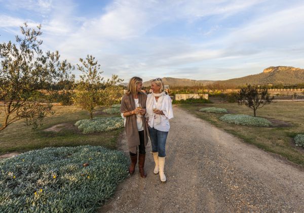 Guests enjoying Hunter Valley Food and Wine month at Margan Wines, Hunter Valley.