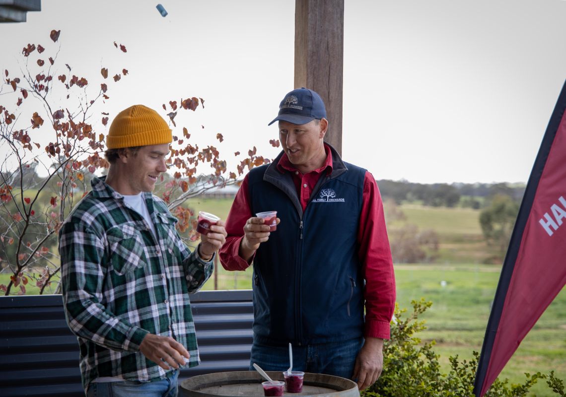 Young is famous for cherries  - Hall Family Orchards. Image Credit: Taste of Australia