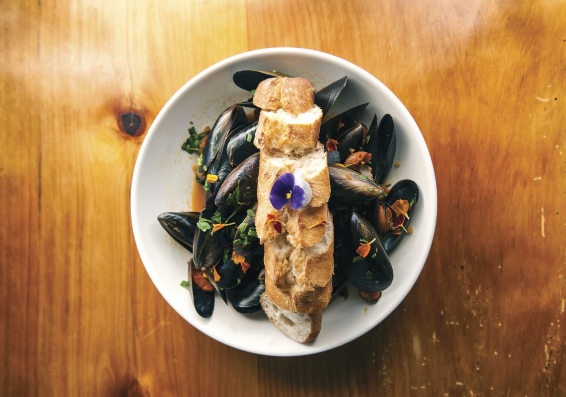 Mussels at Mavis's Kitchen in Uki - Northern Rivers