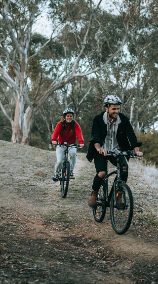 Mountain biking in The Murray, Country NSW