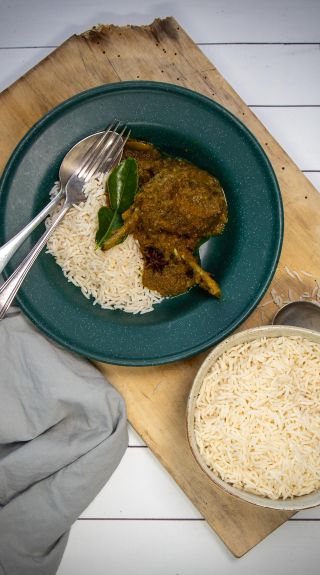 Rich Malaysian flavours come together with local lamb for this warming lamb rendang. Image Credit: Taste of Australia with Hayden Quinn