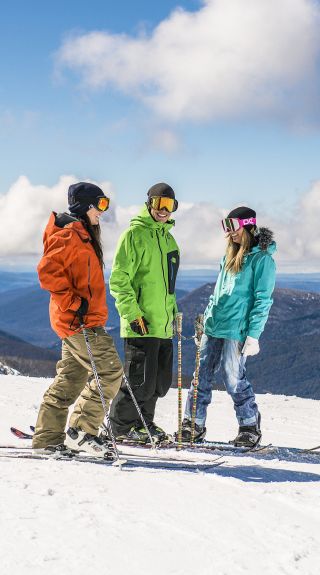 Skiing in Thredbo