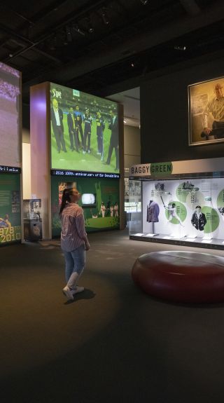 Women enjoying a visit to the Bradman Museum and International Cricket Hall of Fame, Bowral