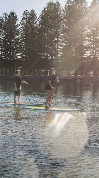 Stand Up Paddleboarding, Lake Illawarra