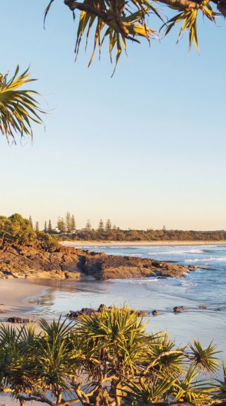 Surfing at Cabarita Beach, Northern Rivers