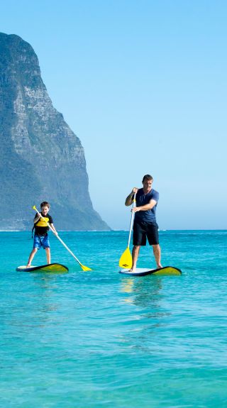 Stand-up Paddleboarding, Lord Howe Island