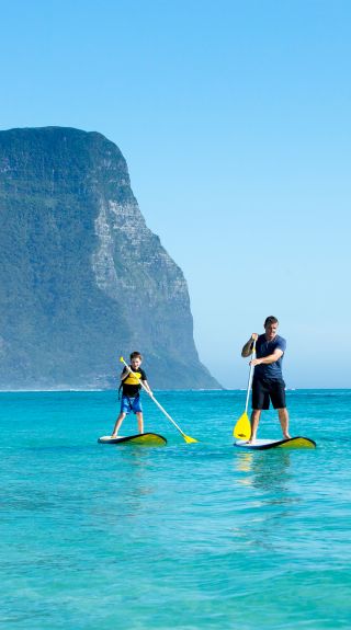 Stand-up Paddleboarding, Lord Howe Island