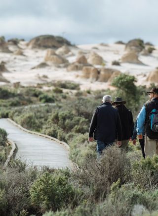 Group on an Outback Geo Adventures, Balranald