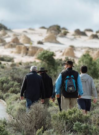 Group on an Outback Geo Adventures, Balranald