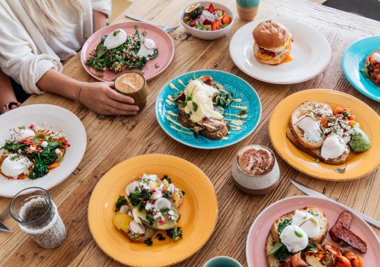 Stacks breakfast menu at Stacks Burger House and Eatery in Kiama, South Coast