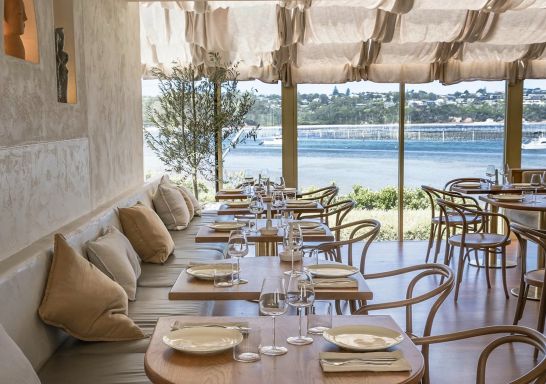 Merimbula Lake views, seafood and stunning service at Valentina, Merimbula